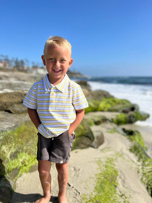 Hugo Grey Cotton Twill Shorts