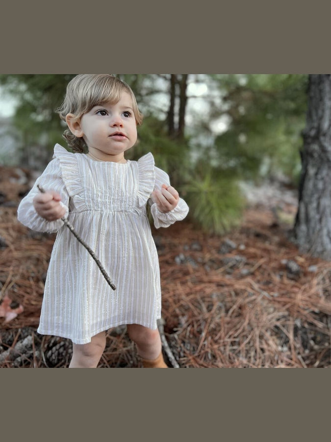 Smocked ruffle dress