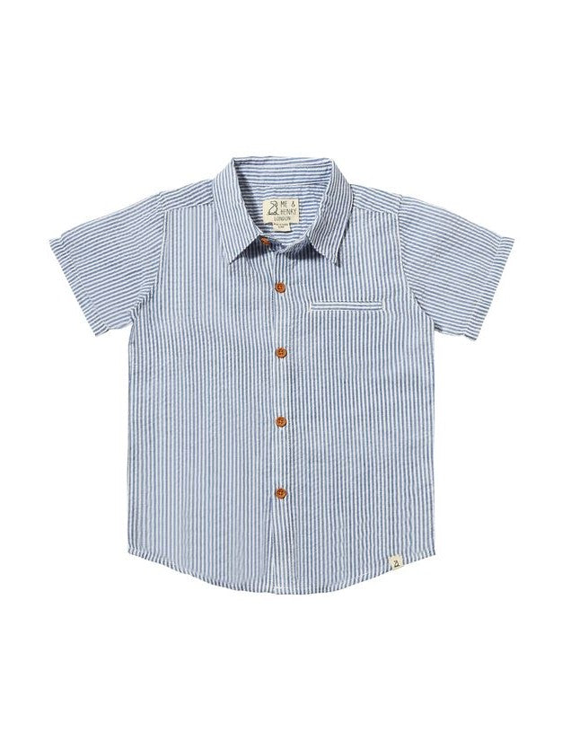 Newport Woven Seersucker Button Down