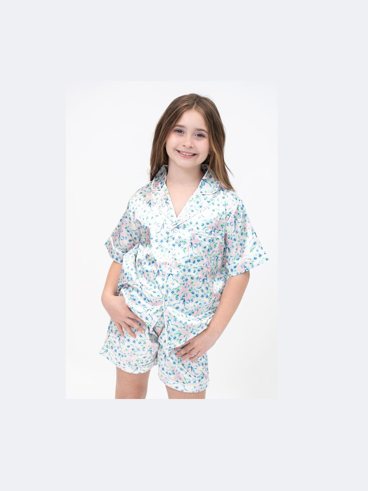 Elegant Floral Pajama Set