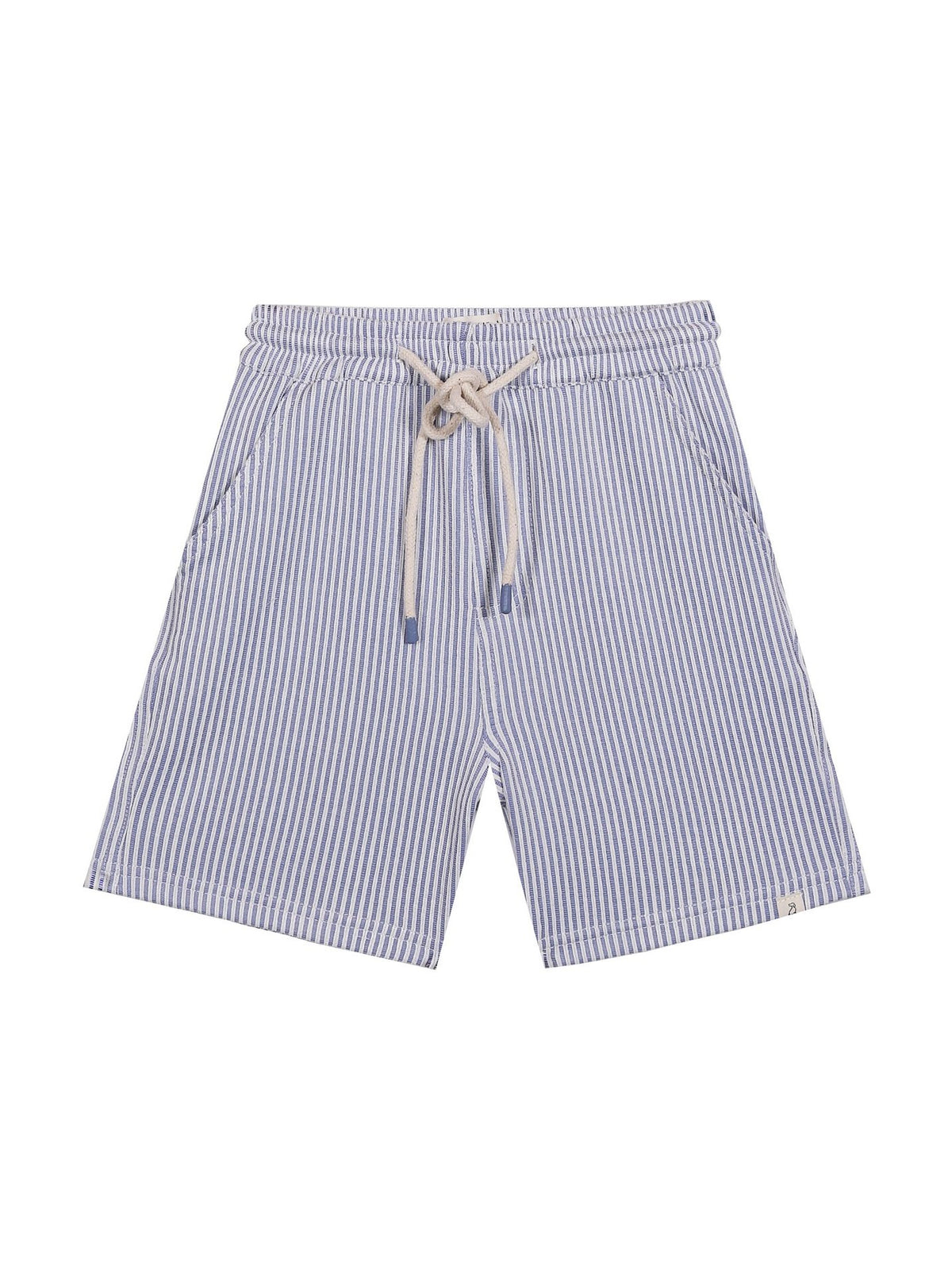 SPLISH blue seersucker swim shorts