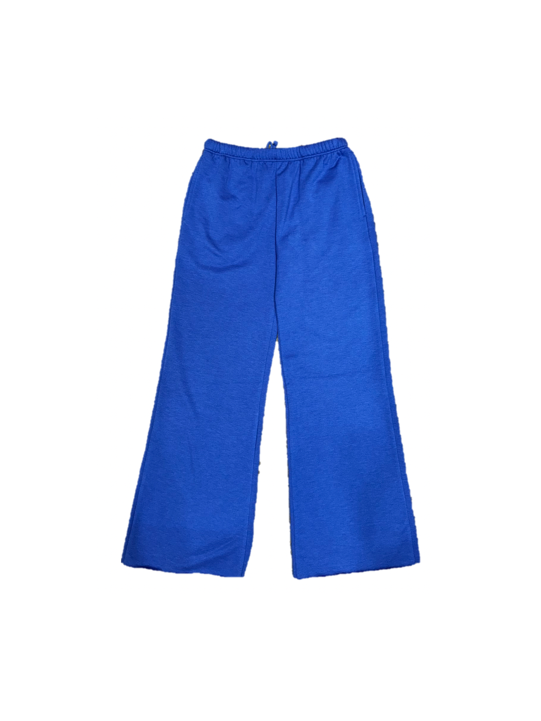 Cloud Narrow WB Wide Leg Raw Edge Pant - Blueberry