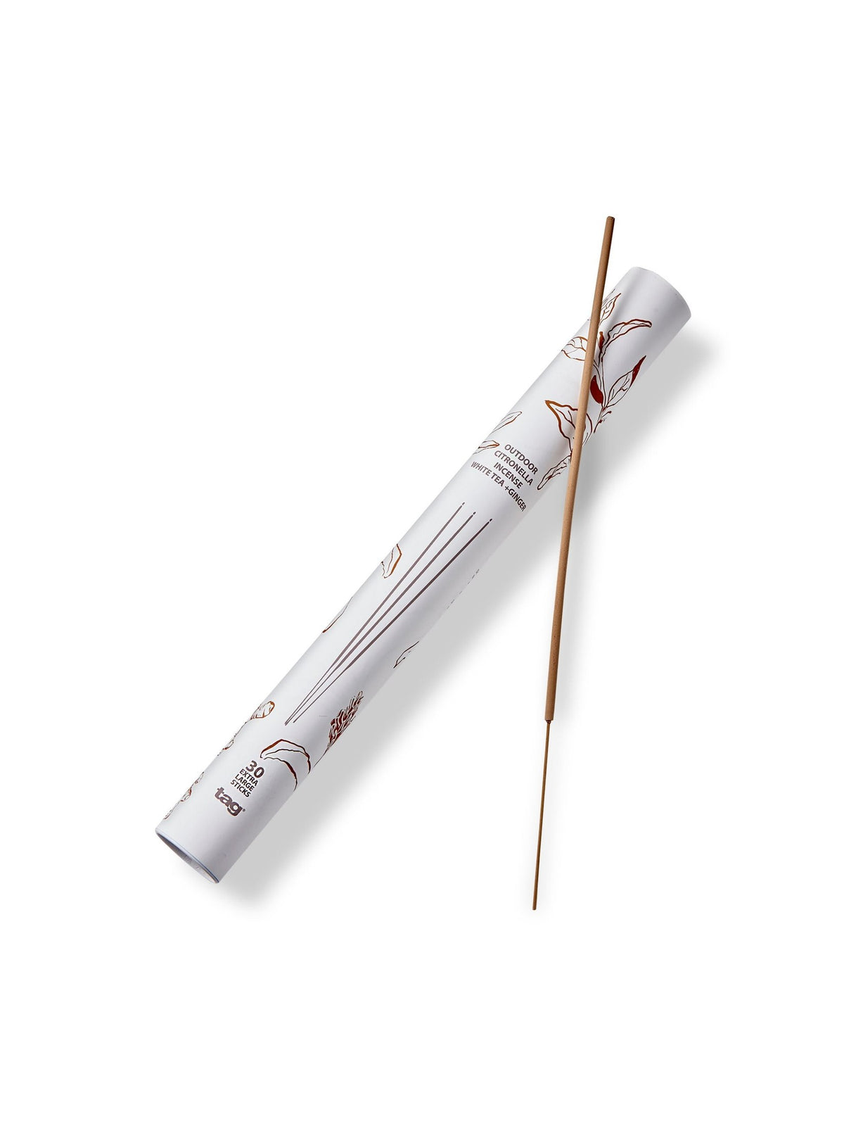 Outdoor Citronella Sticks - White Tea + Ginger