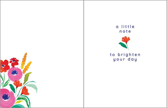 Thinking of You Greeting Card - Painterly Bloom Vase