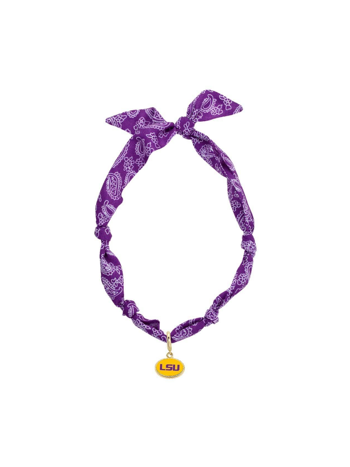 LSU Scarf Necklace