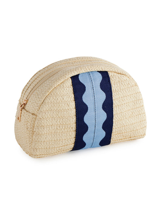 MARBELLA ZIP POUCH Blue