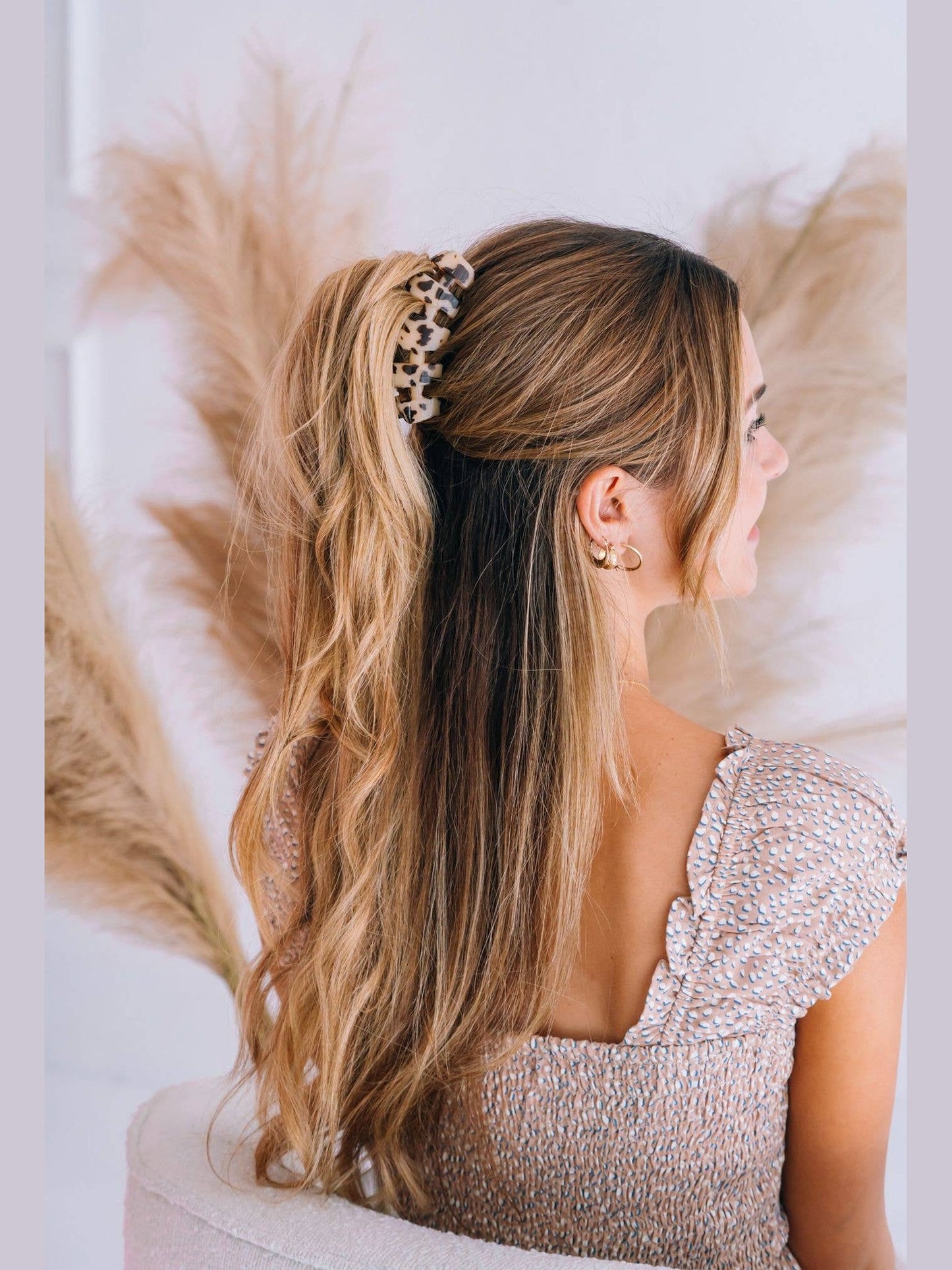 Classic Hair Clip | Medium | Blonde Tortoise