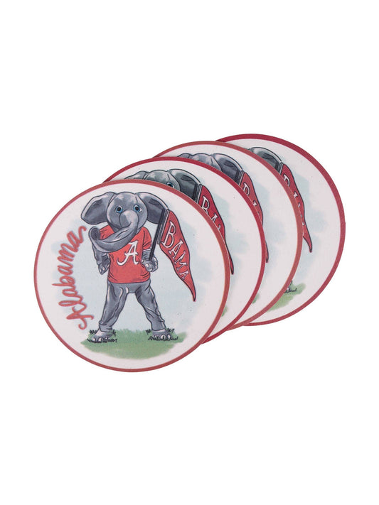 Alabama Mascot Coaster Set/4