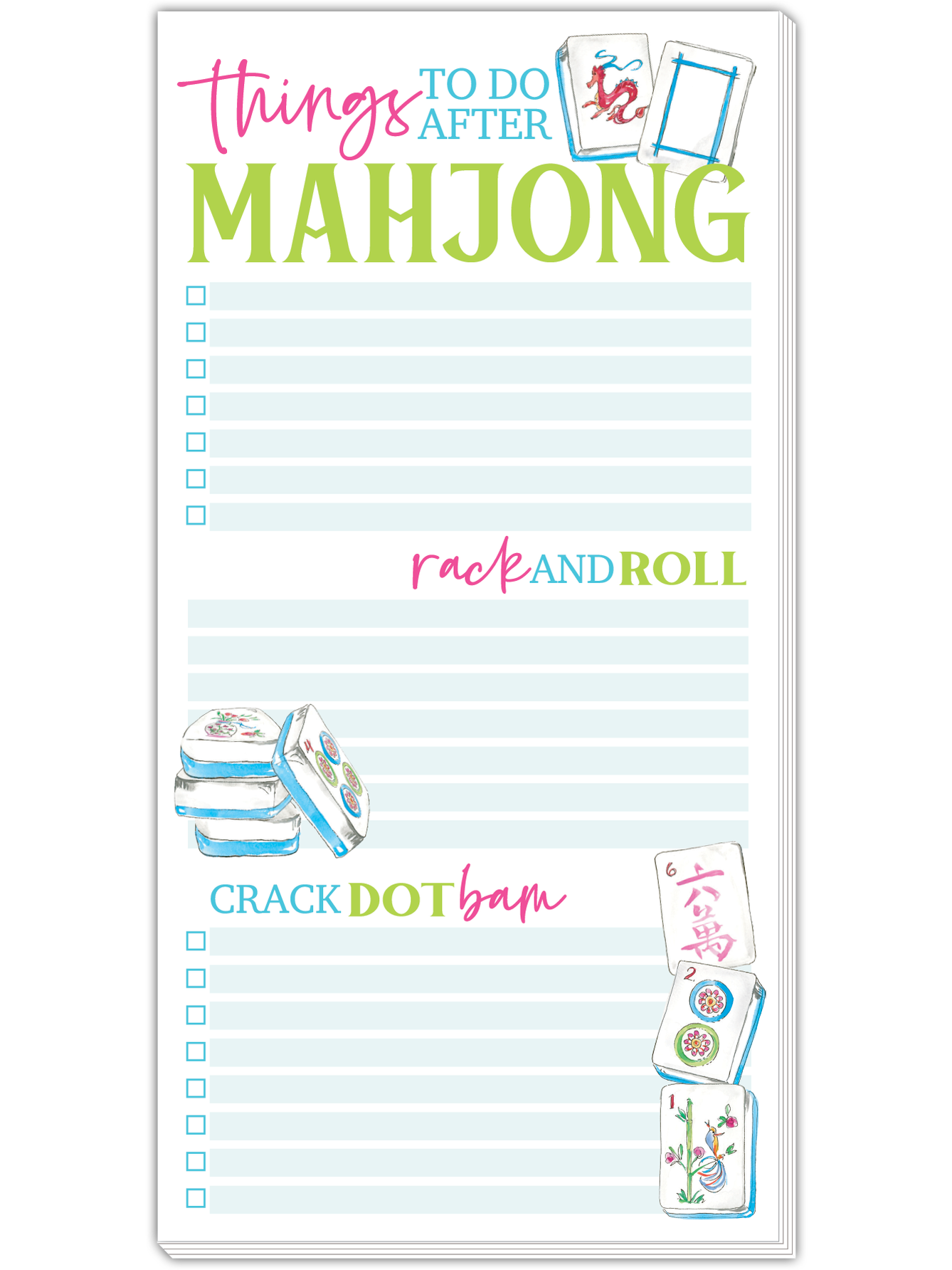 Things To Do After Mahjong Large Pad