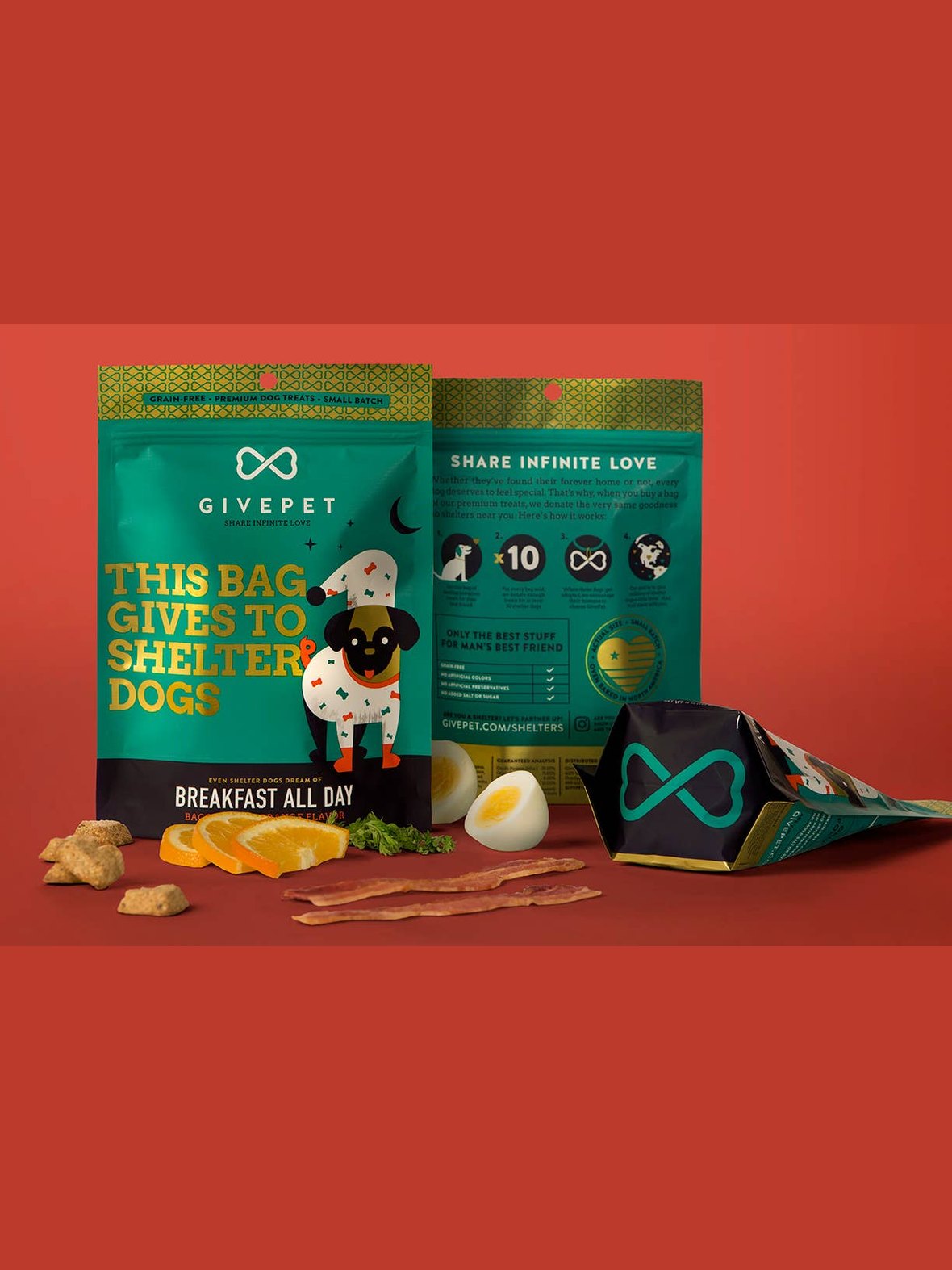 GivePet Breakfast All Day Dog Treats