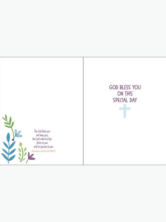 With Scripture Religious Greeting Card - 1st Communion
