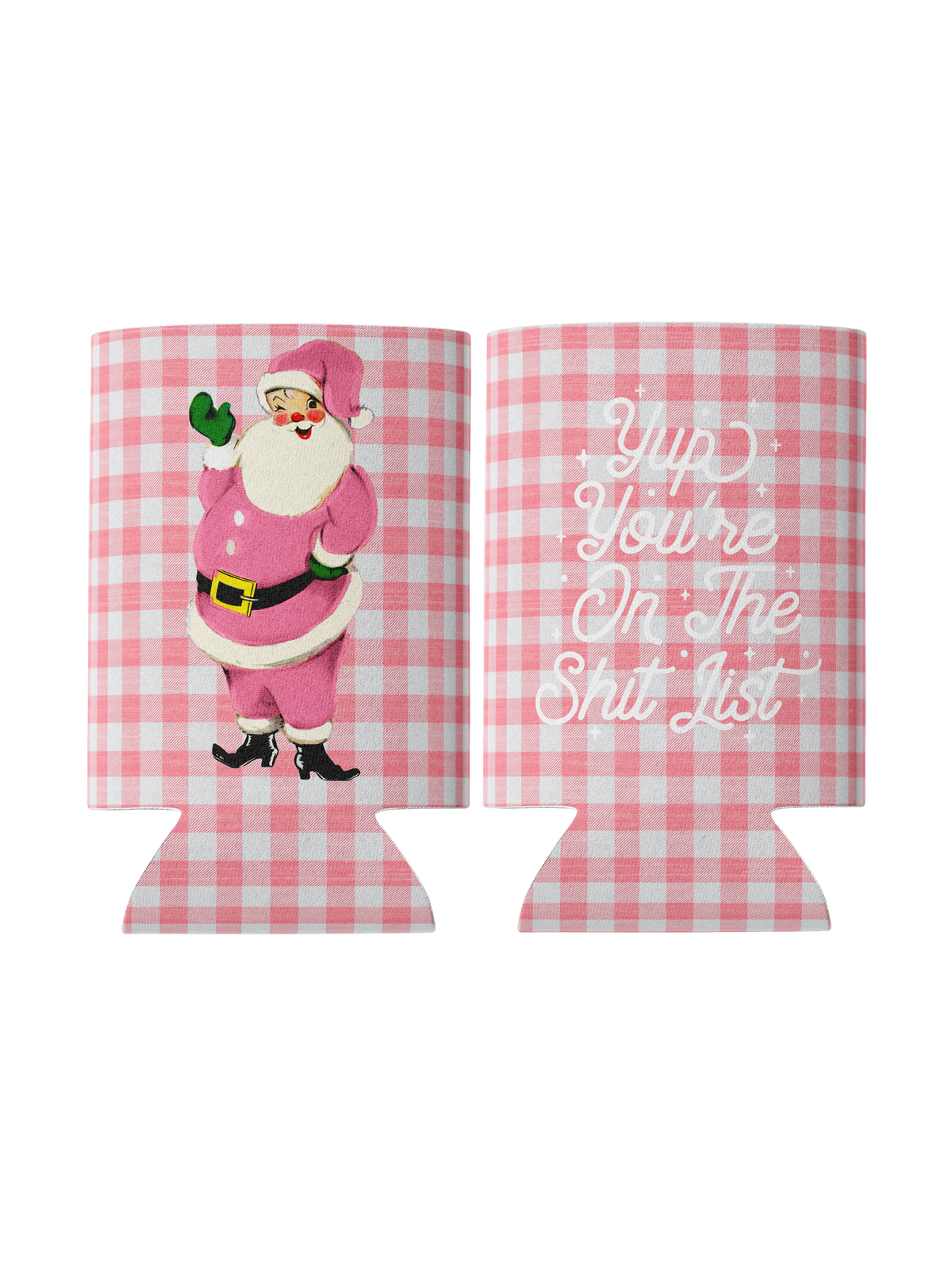 Shit List Christmas Can Cooler