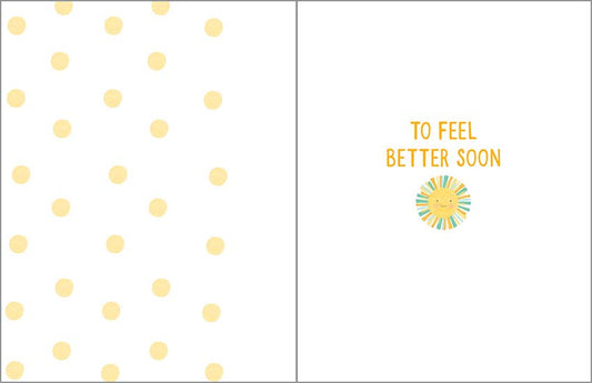 Get Well Card - Feel Better Sun