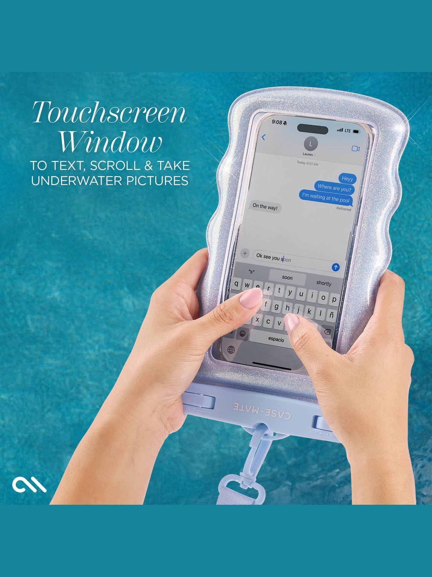 Case-Mate Wavy Waterproof Floating Phone Pouch