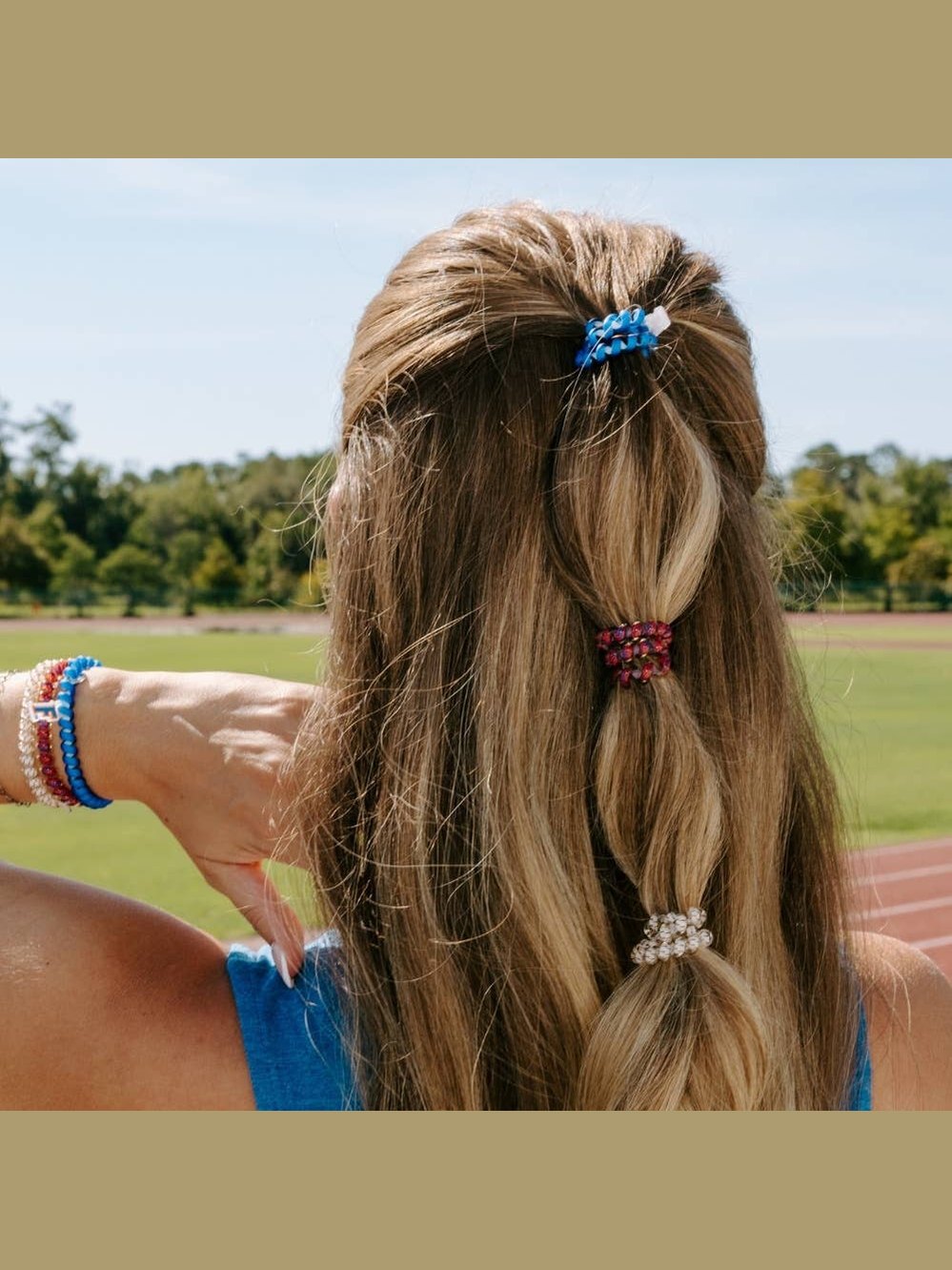 Spiral Hair Coils | Small | Go Gators! Hair Ties
