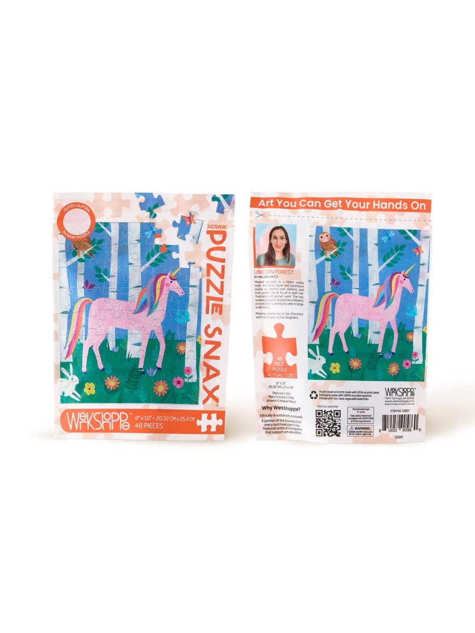 Unicorn Forest 48 Piece Puzzle Snax