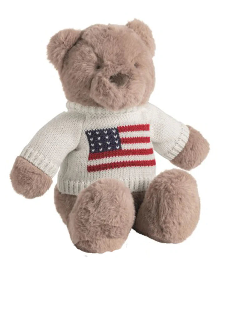 Flag Sweater Plush Bear