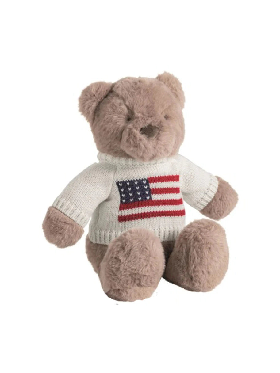 Flag Sweater Plush Bear