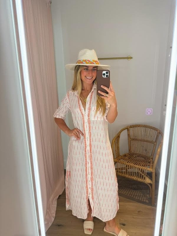 Oasis Ikat Maxi Dress
