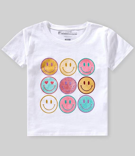 9 Happy Face Crew Tee
