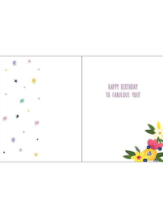 Birthday Greeting Card - Sunglasses Girl
