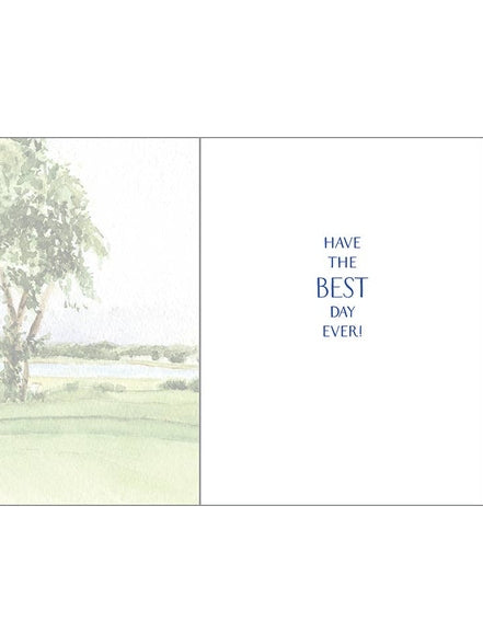 Birthday Greeting Card - Golf