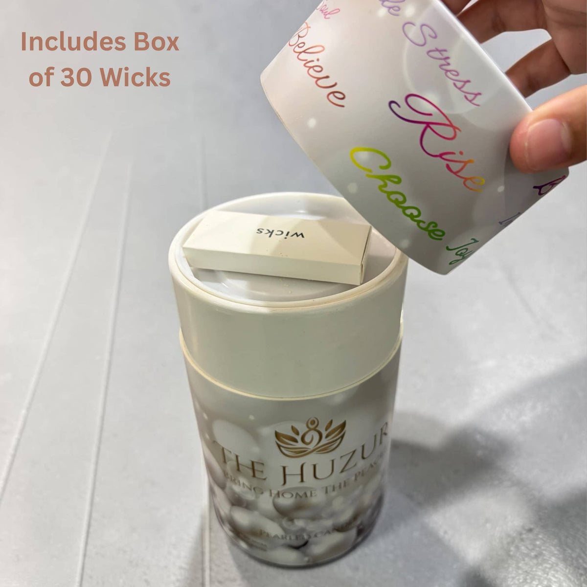 Sand Candle, Scented Candle Pearl Candle in 5 colors