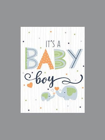 Gift Enclosures - Boy Elephant