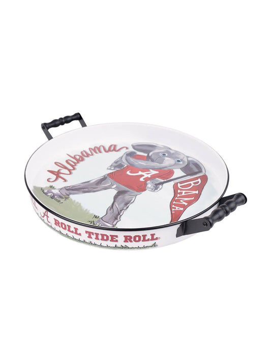 Alabama Mascot Enamel Tray