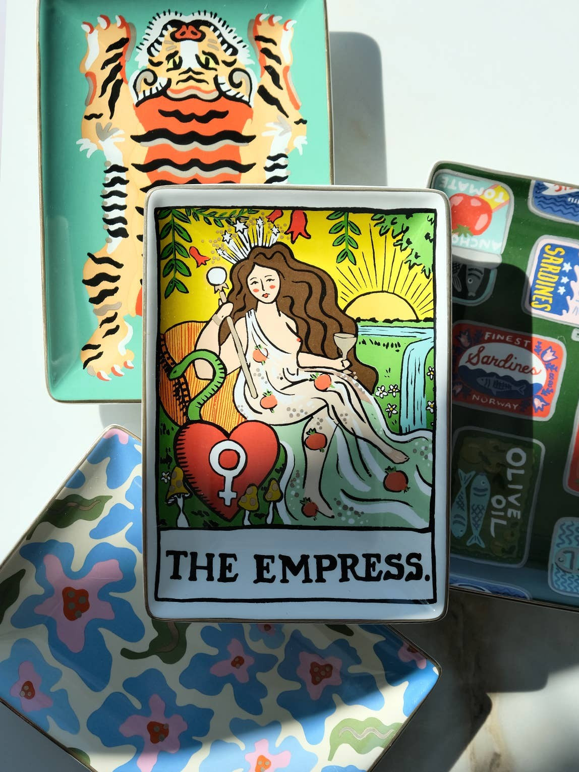 Porcelain Trinket Tray | Tinned Fish