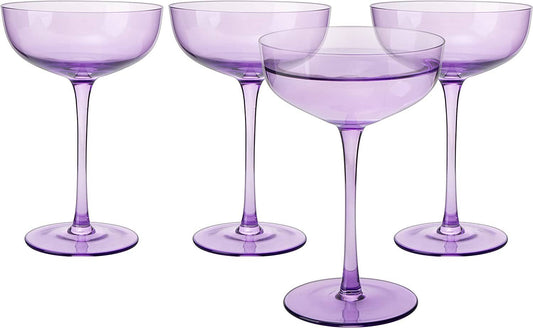 Colored Coupe Glass | 7oz | Purple