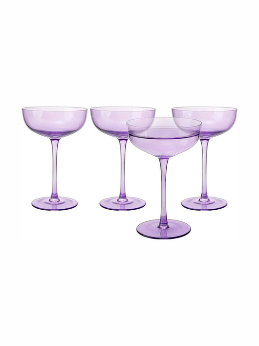 Colored Coupe Glass | 7oz | Purple