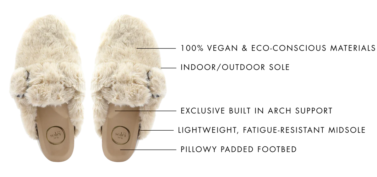 Aspen Fur Clog - Snow