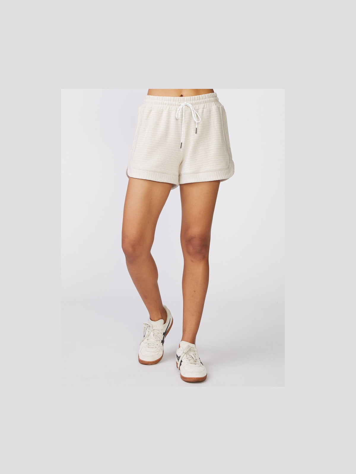 Easy Ottoman Short - Oatmeal Heather