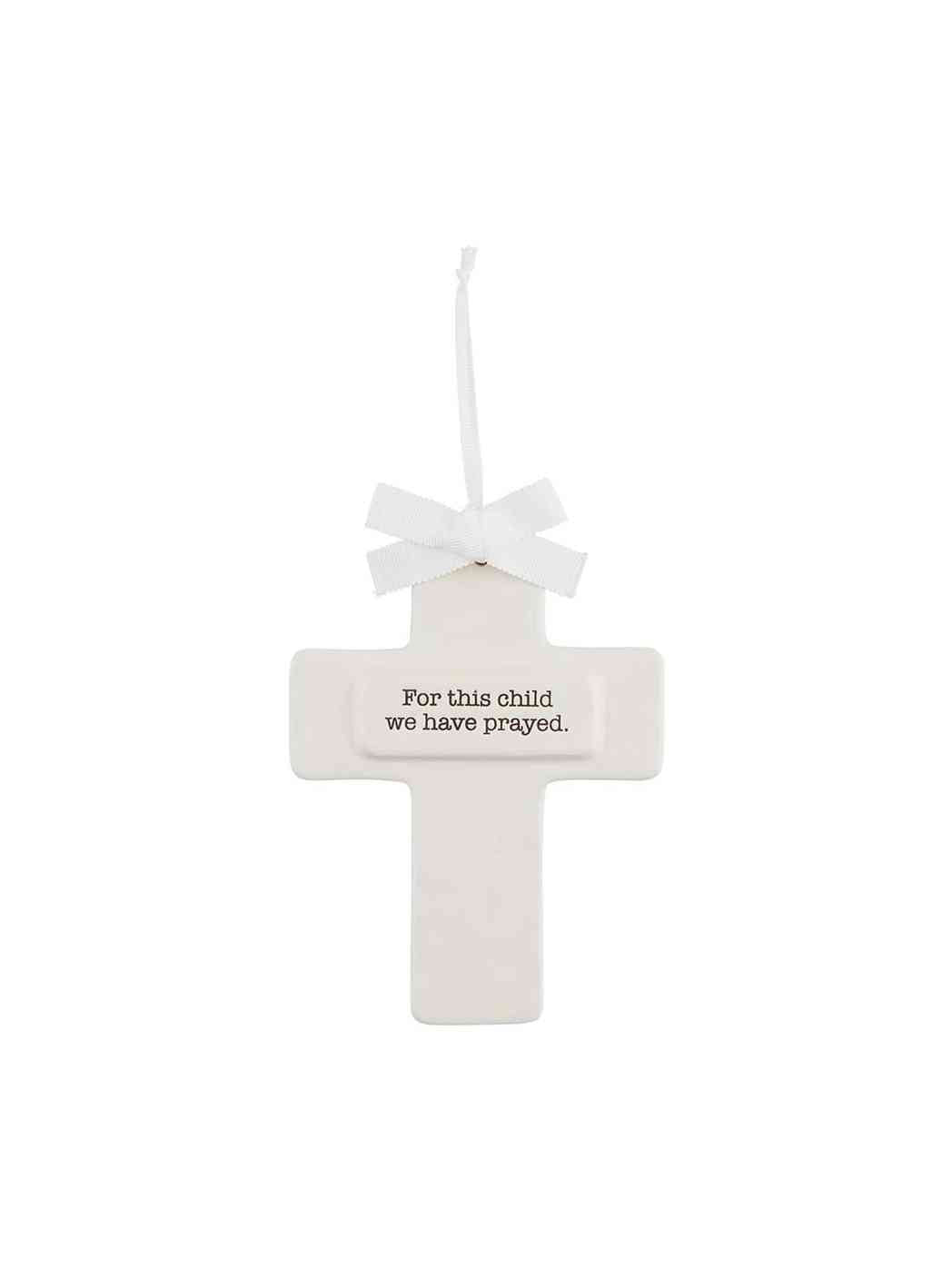 Ceramic Keepsake Cross
