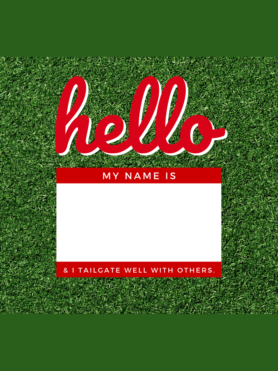 Acrylic Tray GAMEDAY RED insert set of 10