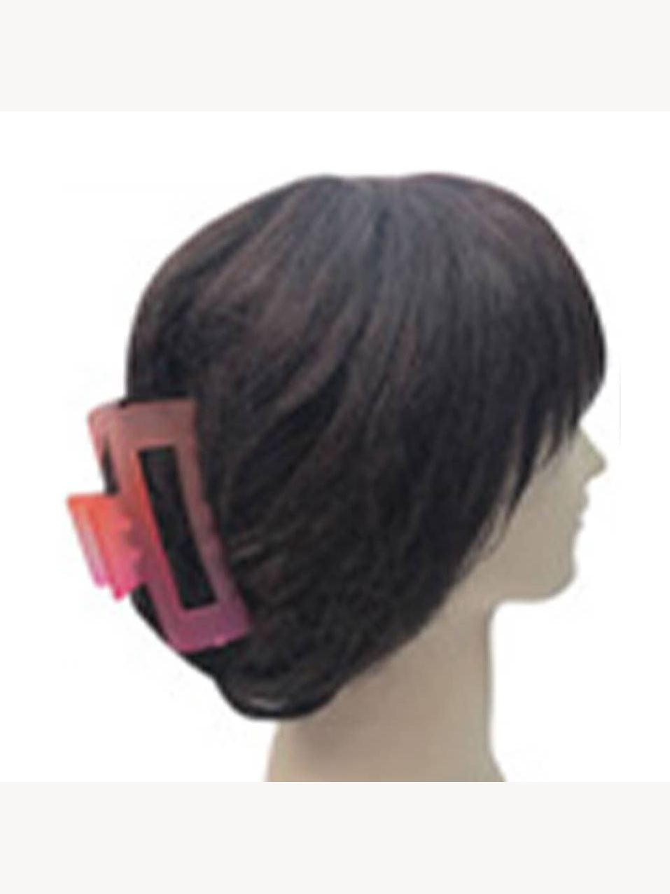 Matte Ombre Gradient Block Translucent Hair Claw