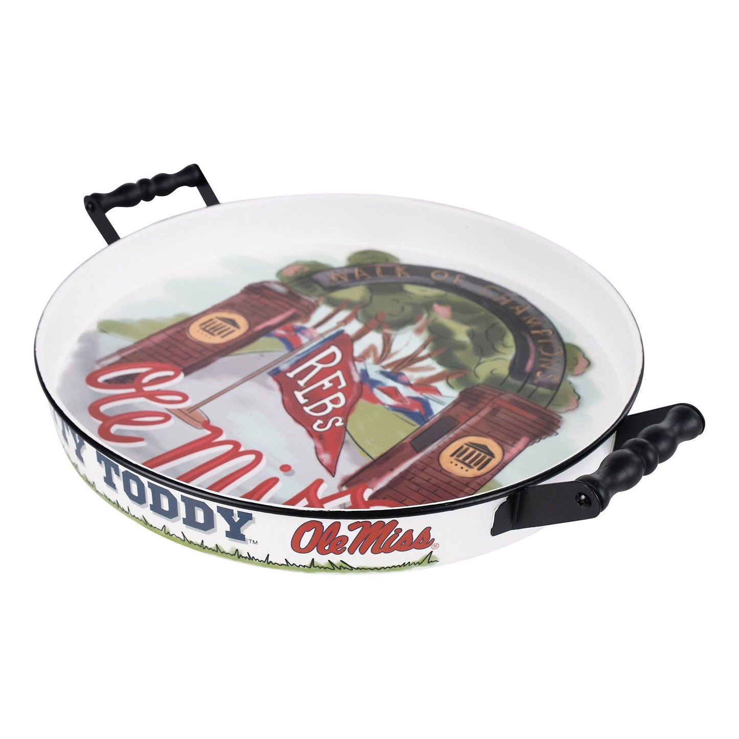 Ole Miss Mascot Enamel Tray