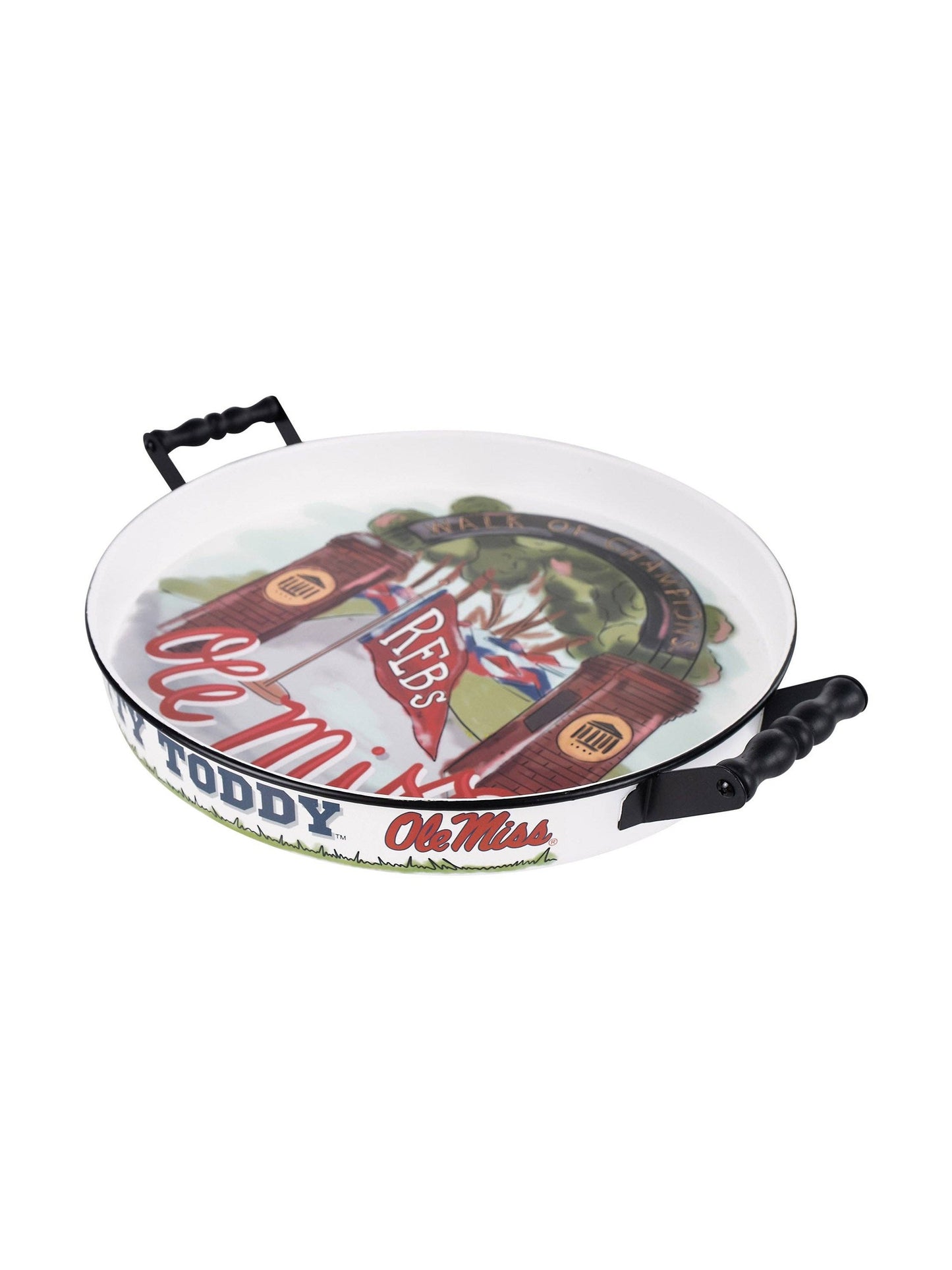 Ole Miss Mascot Enamel Tray