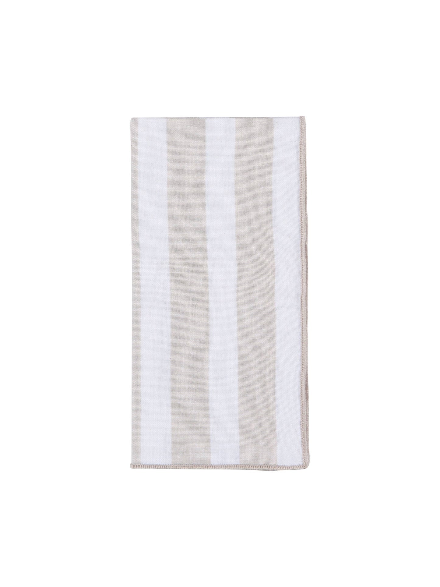 Dove Gray Caban Stripe Napkins Set of 4