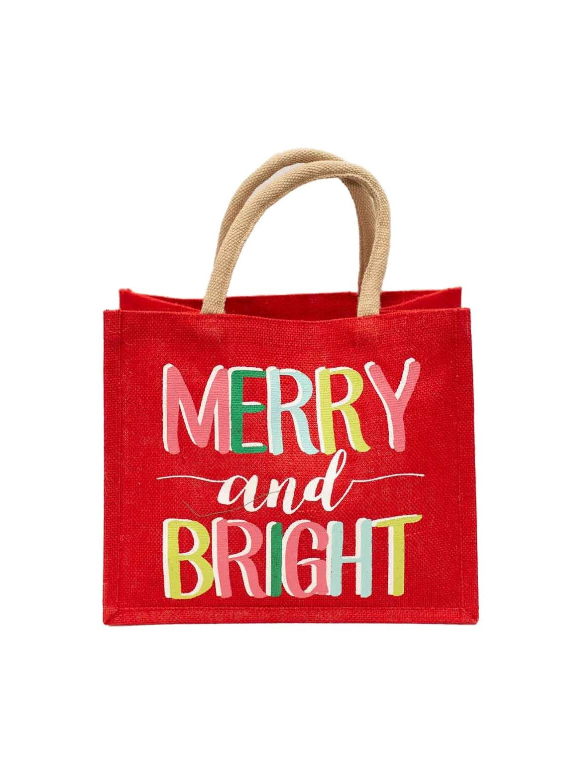 Merry and Bright Gift Tote 12x10x8