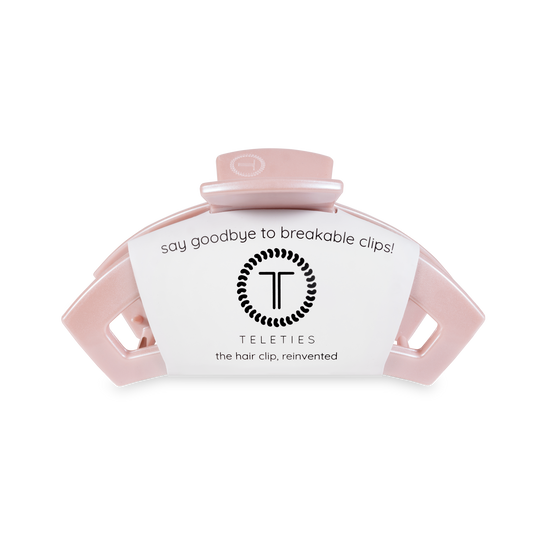 Open Hair Clip | Medium | Pearly Pink