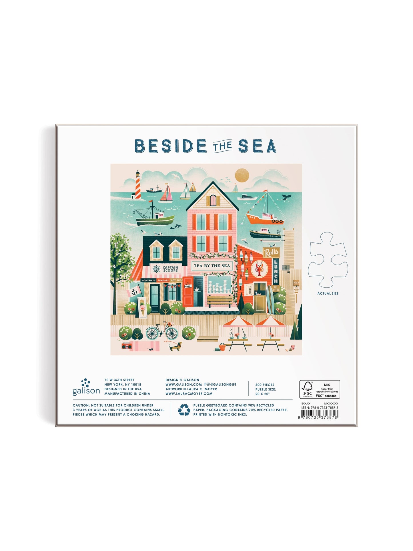 Beside the Sea 500 Piece Puzzle