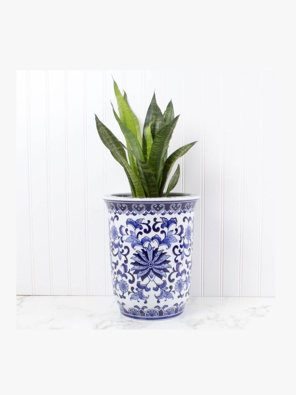 Porcelain Chinoiserie Planter - Large