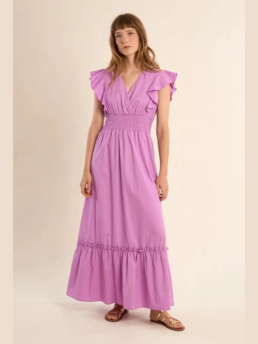 Woven Dress - Lilac