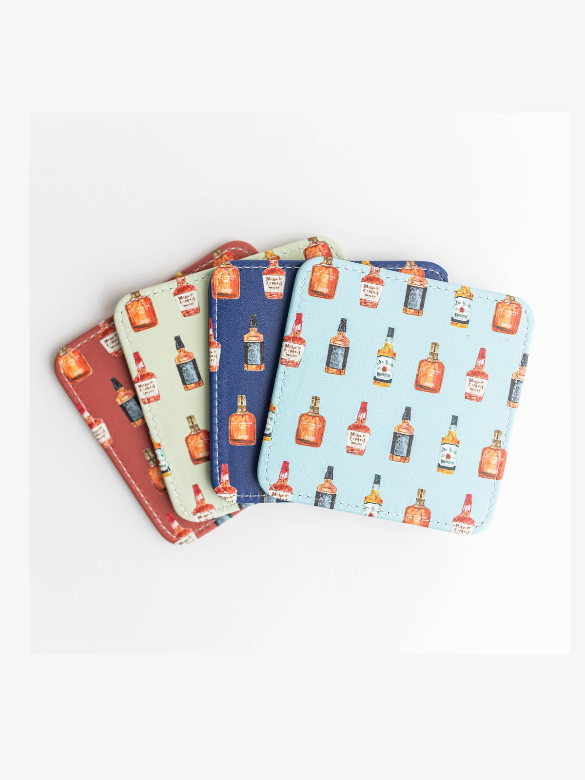 Bourbon Trail Coasters Set of 4