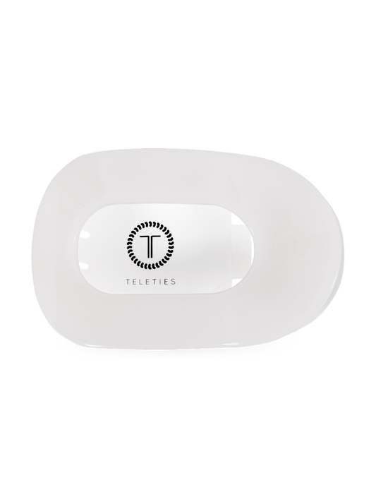 Coconut White | Tiny | Flat Round Clip