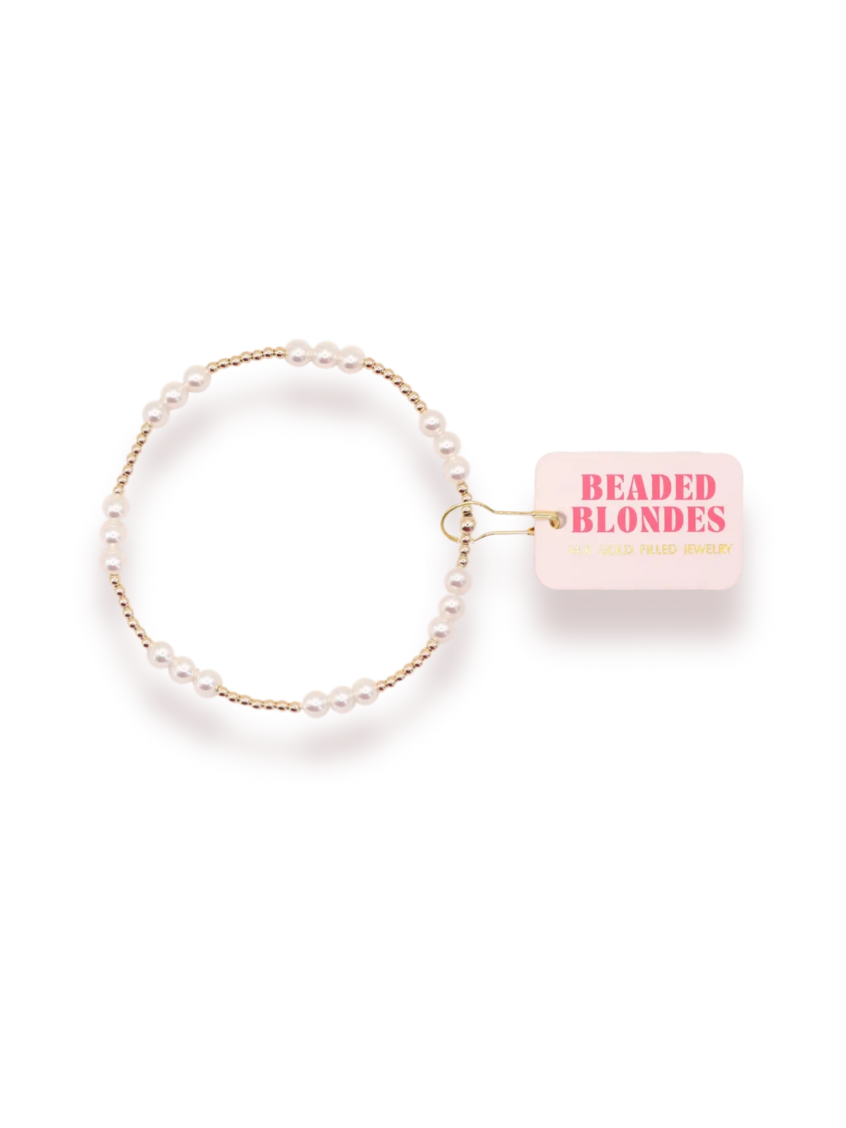 ILY Bracelet In Pearl