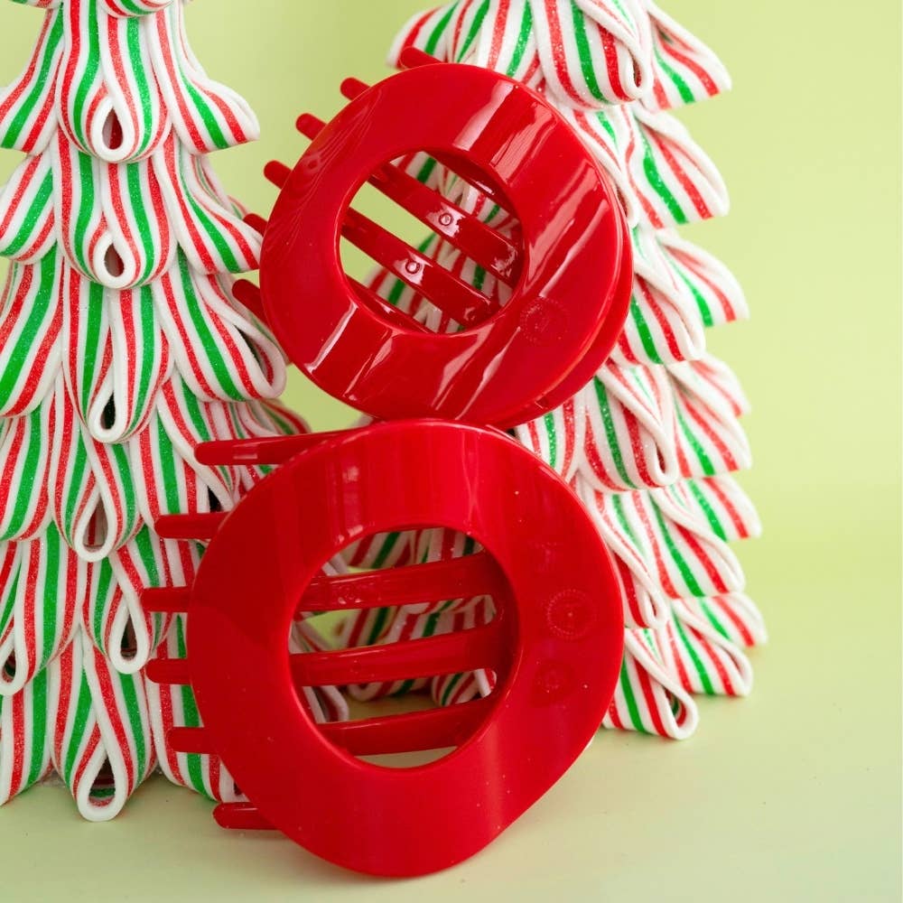 Red Carpet Ready | Large | Flat Circle Hair Clip