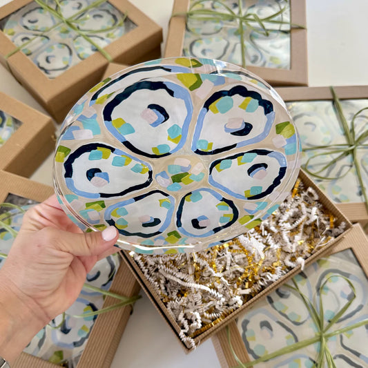 Acrylic Oyster Plates